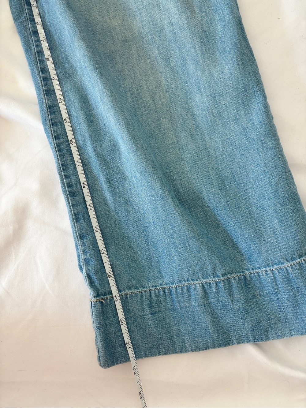 Pilcro by Anthropologie Wide Leg Denim Jumpsuit - Picture 10 of 10